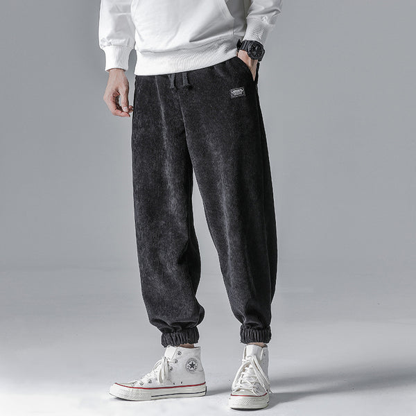 Sweatpants with bunched legs - WOMONA.COM