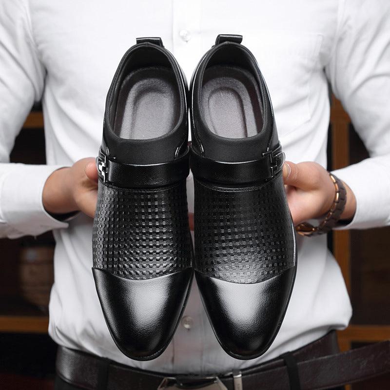 Business Formal Wear Men's Leather Shoes - WOMONA.COM