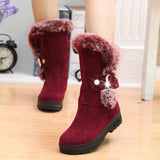 Casual Warm Winter Snow Boots - WOMONA.COM