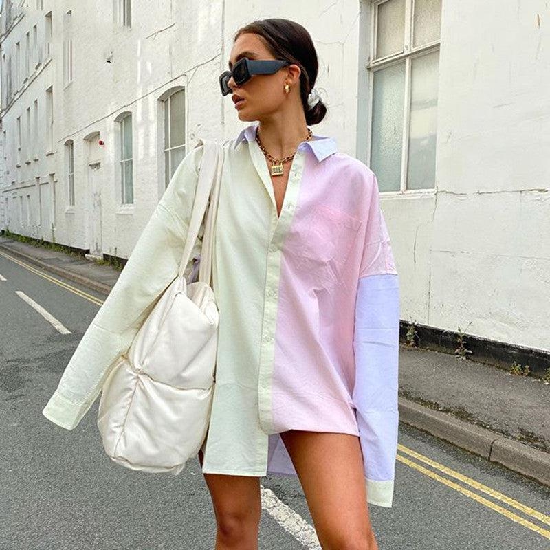 slimming shirt casual shirt - WOMONA.COM