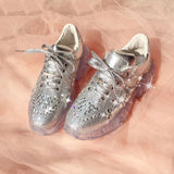 Rhinestone sneakers For Men - WOMONA.COM