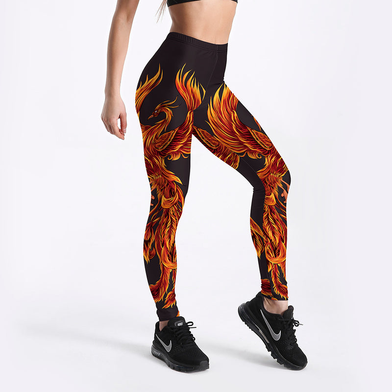 Rising Phoenix Leggings - WOMONA.COM