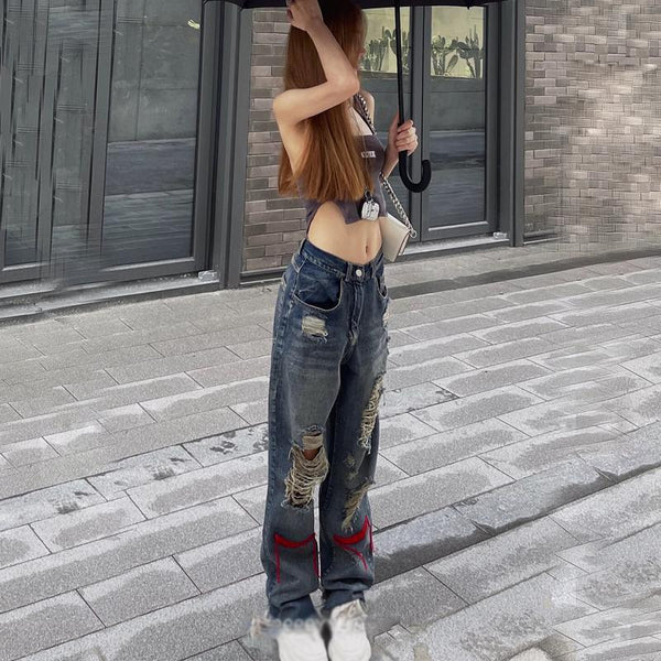 Hot Girl Straight Casual Pants - WOMONA.COM