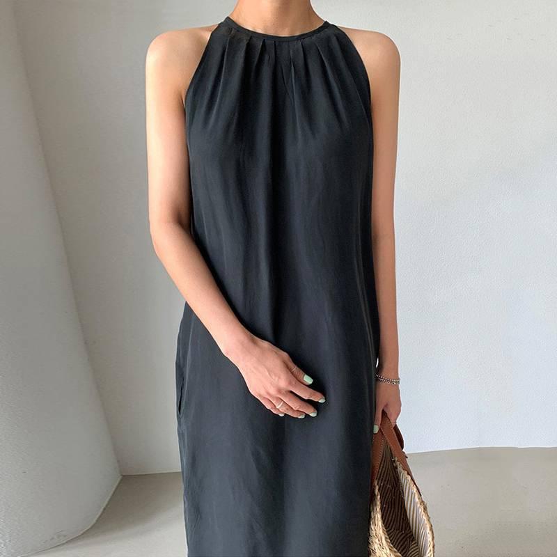 Simple Halter Skirt - WOMONA.COM