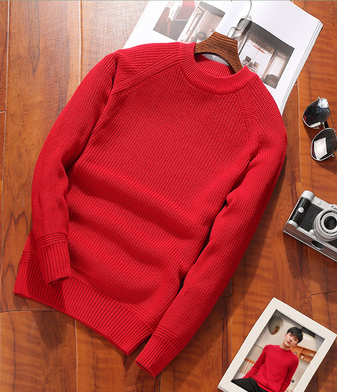 Men's crew-neck sweater - WOMONA.COM