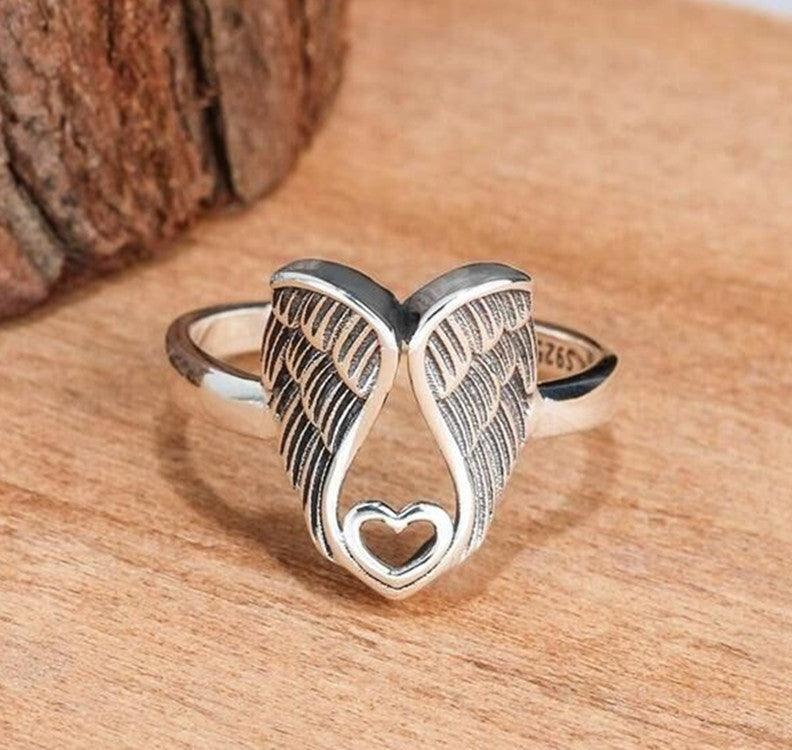 Angel Wings Ring - WOMONA.COM