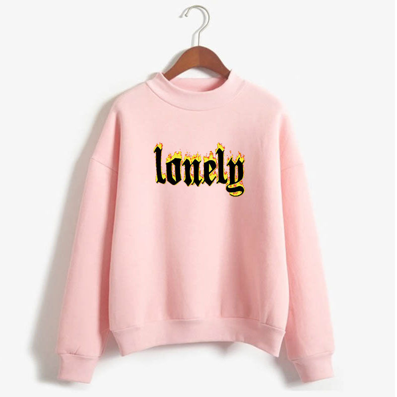 Lonelg Pattern Sweatshirt Hoodie - WOMONA.COM