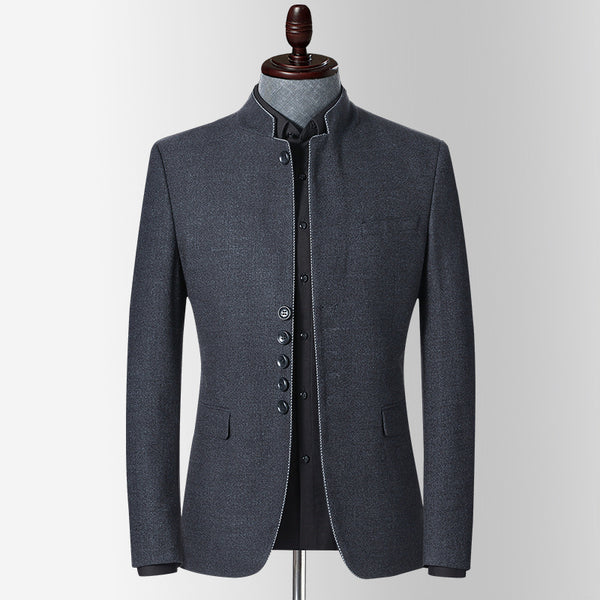 Stand-up collar casual suit For Men - WOMONA.COM