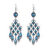 alloy crystal earrings women - WOMONA.COM