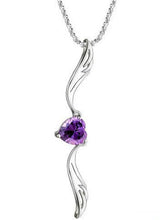 Heart Crystal Necklace Pendant - WOMONA.COM