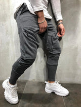 Men Sports Zipper Casual Pants - WOMONA.COM