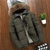 White duck down Men's down jacket - WOMONA.COM