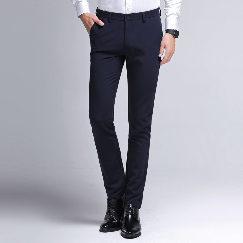 Casual pants stretch youth suit pants - WOMONA.COM