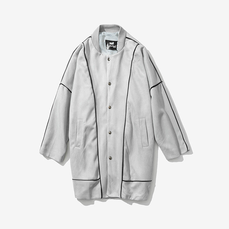 Trench coat loose shoulders - WOMONA.COM