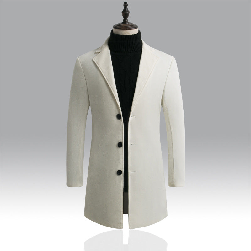 Long trench coat men's - WOMONA.COM