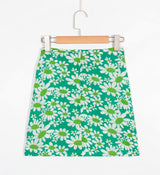 Floral print slim skirt - WOMONA.COM