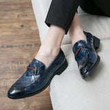 Rubber Low-top Formal Leather Shoes - WOMONA.COM