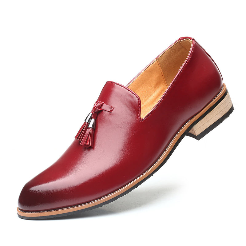 Pointed-toe British men's formal shoes - WOMONA.COM