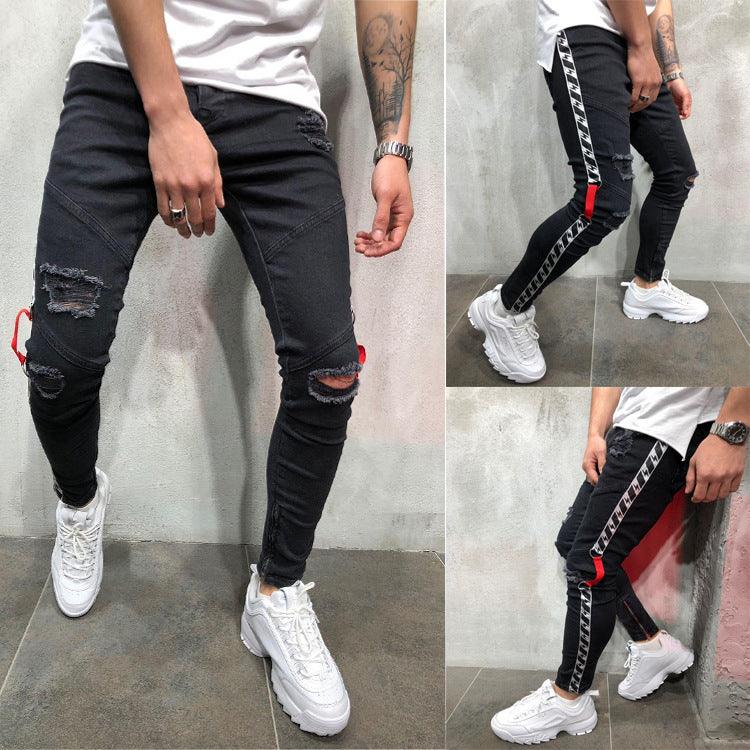 Men's Casual Jeans – Blue or Black