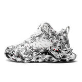 Graffiti print sneakers - WOMONA.COM