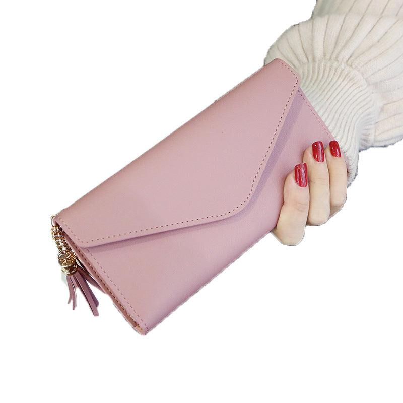 heart-shaped pendant simple fashion women's wallet - WOMONA.COM