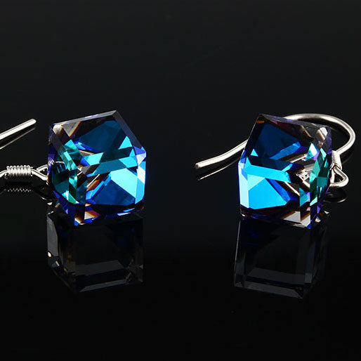 Warme Farben Crystal Earring - WOMONA.COM