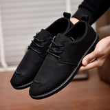 Men's Leather Sneakers - WOMONA.COM