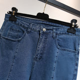 Plush thick plus size jeans - WOMONA.COM