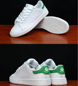 Lace-Up White Shoes Sneakers For Men - WOMONA.COM