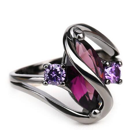 Color Crystal Ring - WOMONA.COM