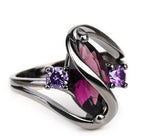 Color Crystal Ring - WOMONA.COM