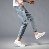 Small Feet Jeans Straight-Leg Pants Men - WOMONA.COM