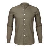 Cardigan long sleeve shirt men - WOMONA.COM