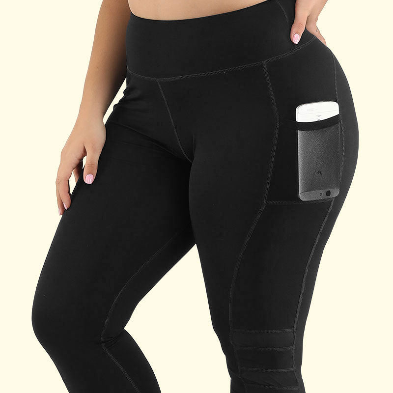 Fat Women Yoga Leggings Plus size pants - WOMONA.COM