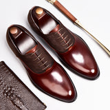 Business Mens Formal Leather Shoes - WOMONA.COM