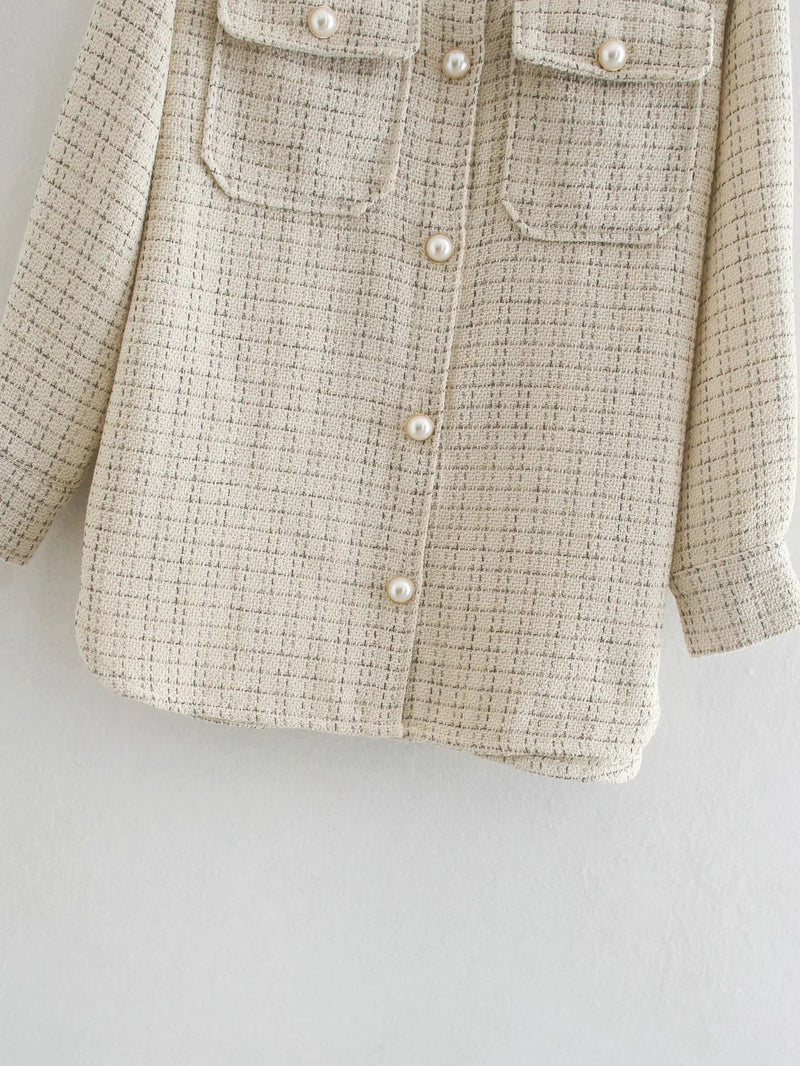 Pattern Thick Coats Jacket - WOMONA.COM