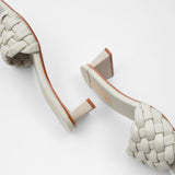 Woven high heel sandals - WOMONA.COM
