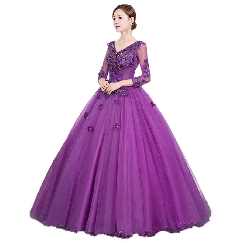 Pettiskirt Long Evening Dress - WOMONA.COM