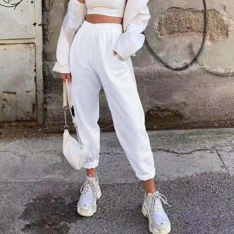 Casual Loose Fit Sports Pants - WOMONA.COM