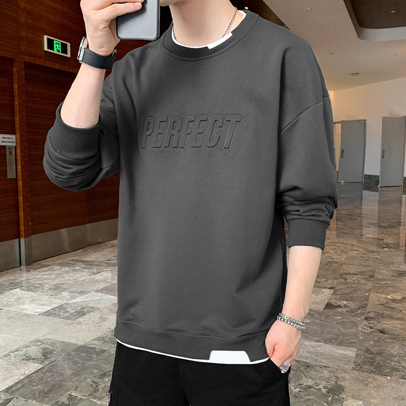 Men Korean Style Trend Sweatshirt - WOMONA.COM