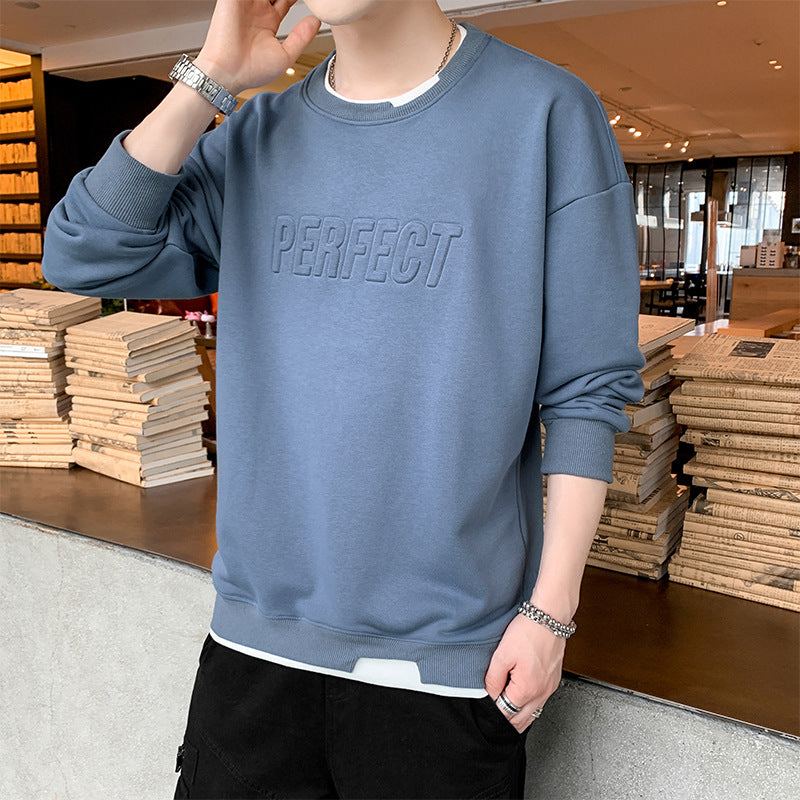 Men Korean Style Trend Sweatshirt - WOMONA.COM