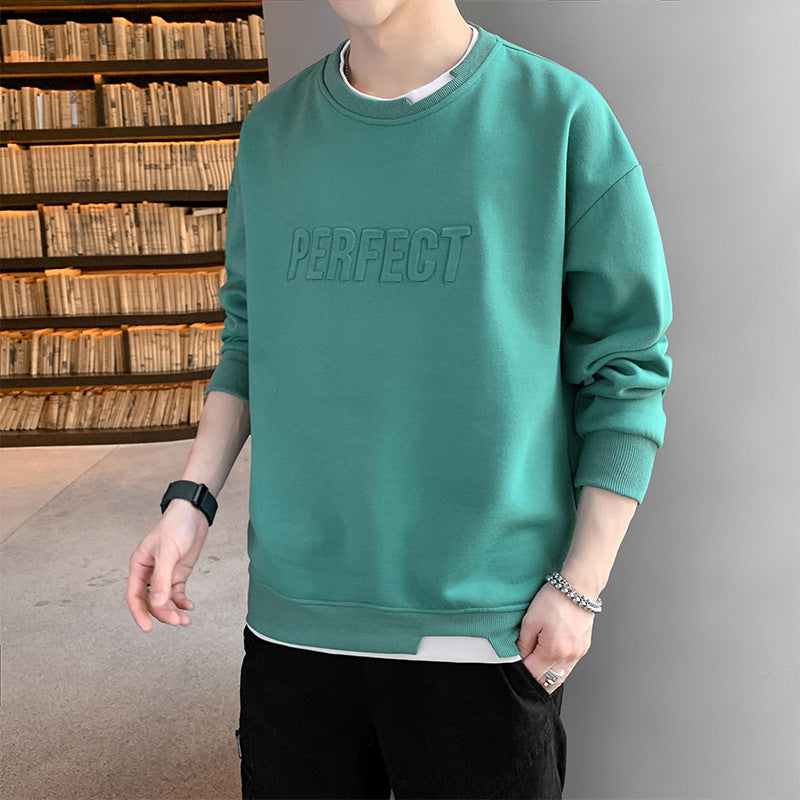 Men Korean Style Trend Sweatshirt - WOMONA.COM