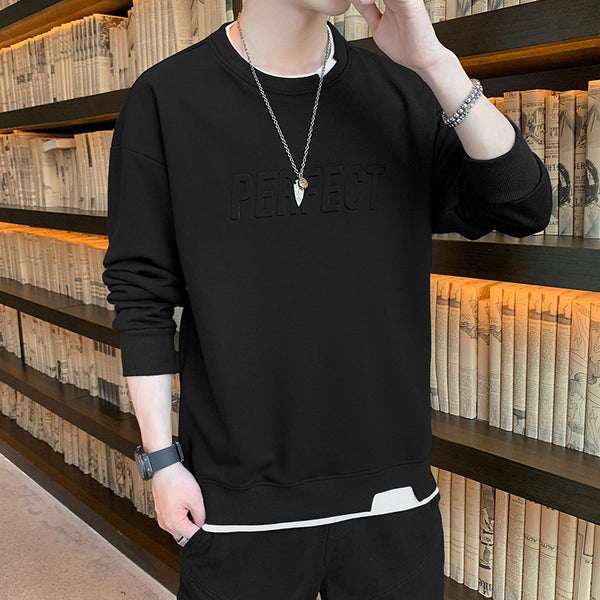 Men Korean Style Trend Sweatshirt - WOMONA.COM