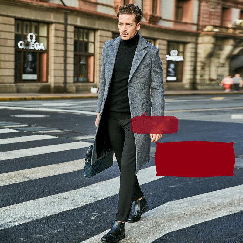 Winter Woolen Coat Men's - WOMONA.COM