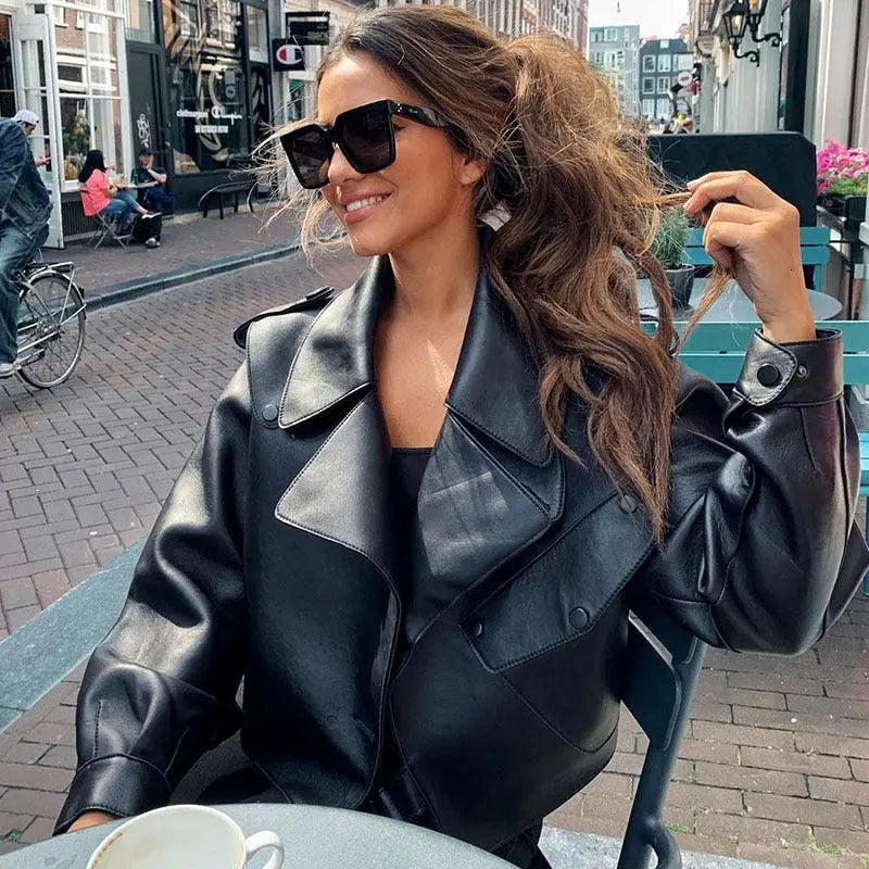 Women's Leather Jackets - WOMONA.COM