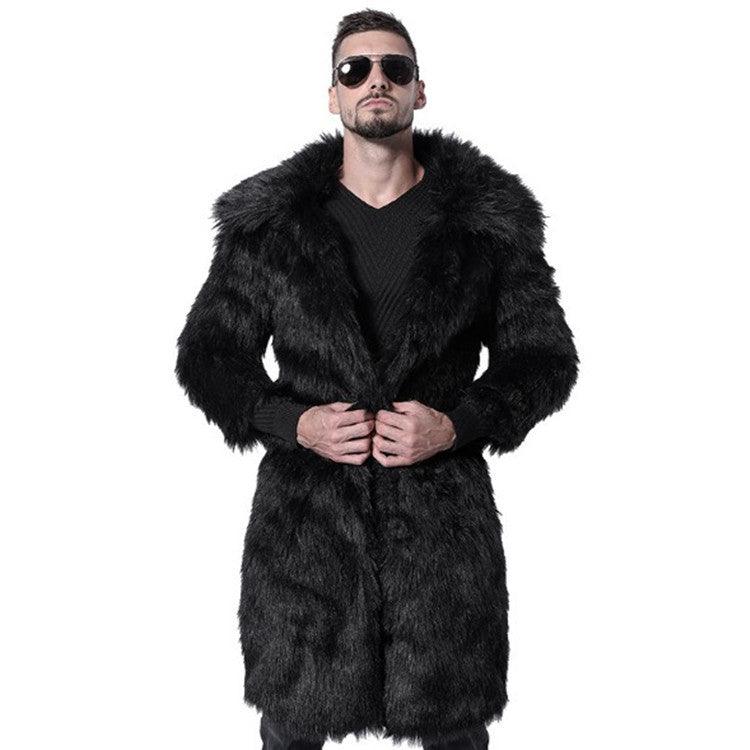 Fur Large Size Coat Trench Coat - WOMONA.COM