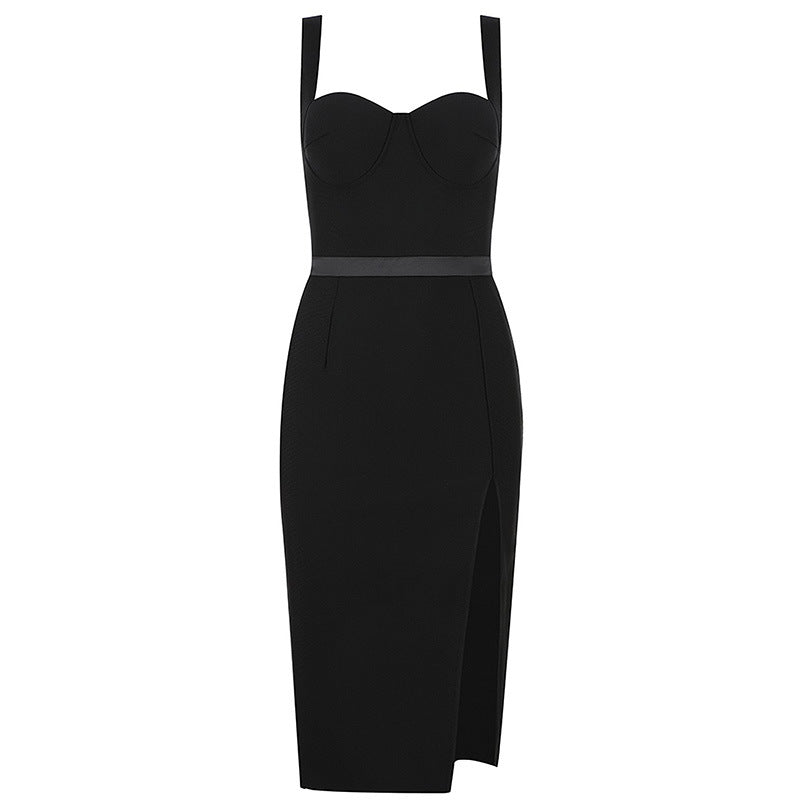 New Summer Women Elegant Black Bandage Sexy Dress - WOMONA.COM