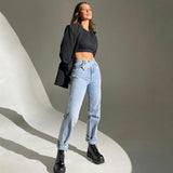 Distressed Light-colored Jeans - WOMONA.COM