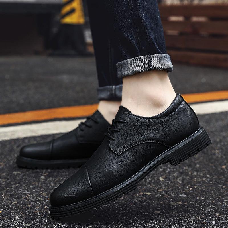Men's Casual Leather Shoes - WOMONA.COM