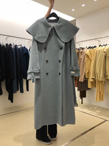 Long Woolen Coat Women - WOMONA.COM